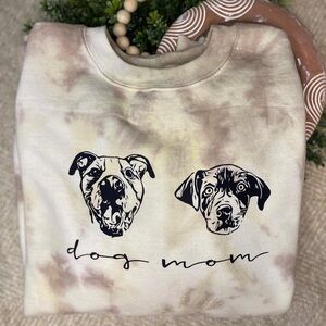 ORDER HERE: Custom Pet Sweatshirt - Tiedye